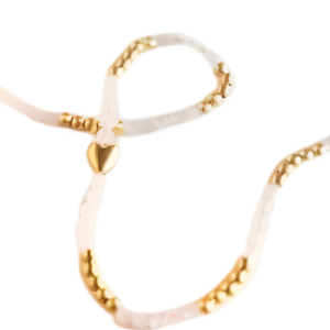 Mutu Rose Quartz Beaded Bracelet