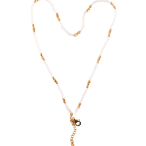 Mutu Rose Quartz Beaded Choker