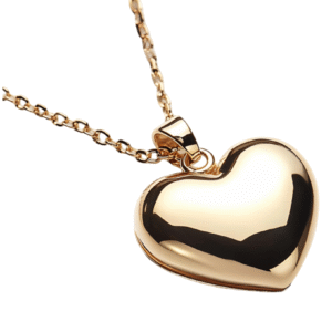 Maya Spinning Heart Pendant Necklace