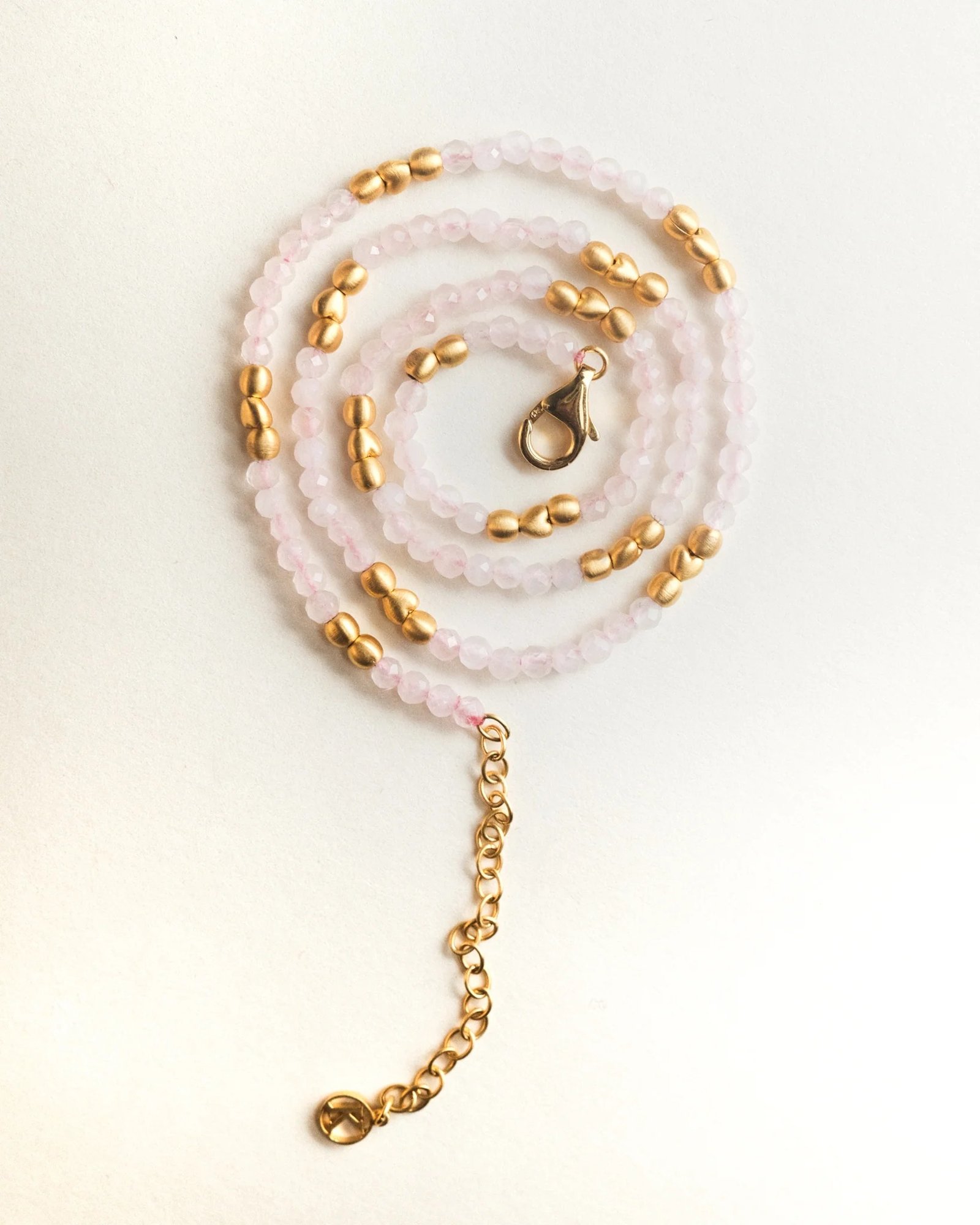 Mutu Rose Quartz Beaded Choker - Image 4