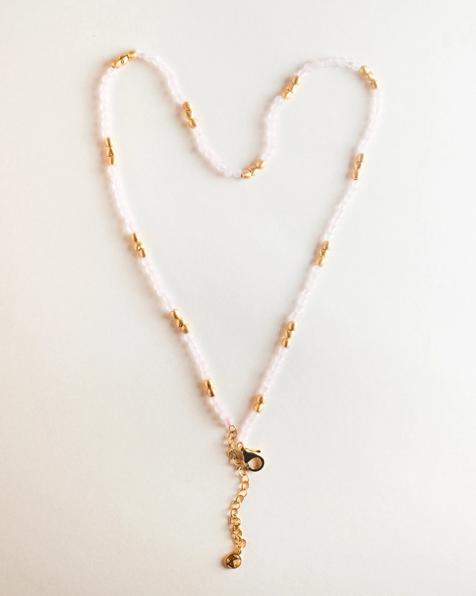 Mutu Rose Quartz Beaded Choker - Image 3