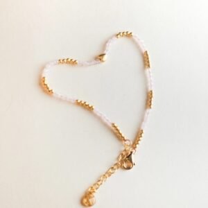 Mutu Rose Quartz Beaded Bracelet