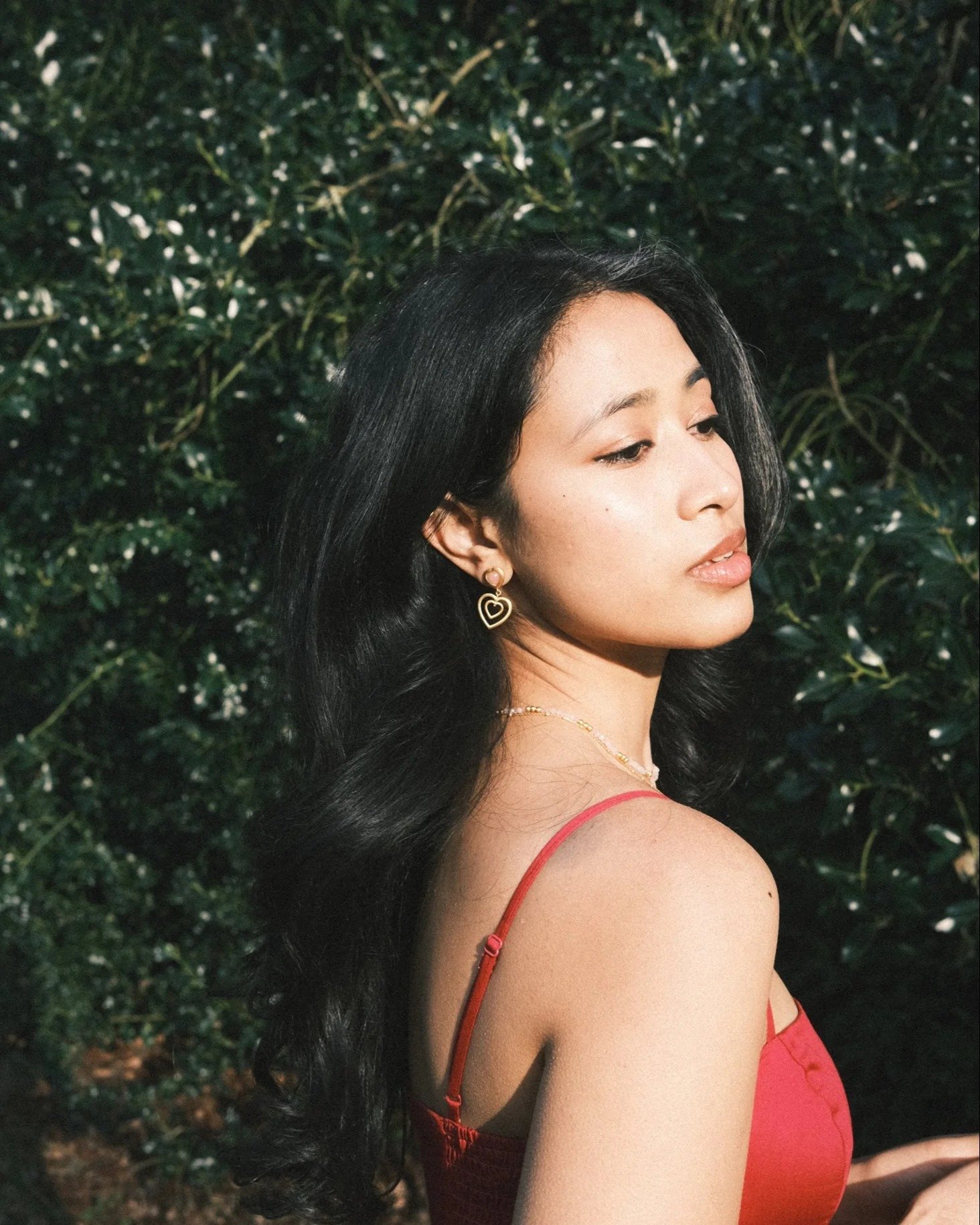 Maya Spinning Heart Earrings - Image 4